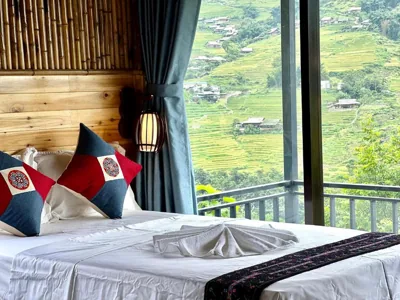 高级双床间 — Hmong house Sapa